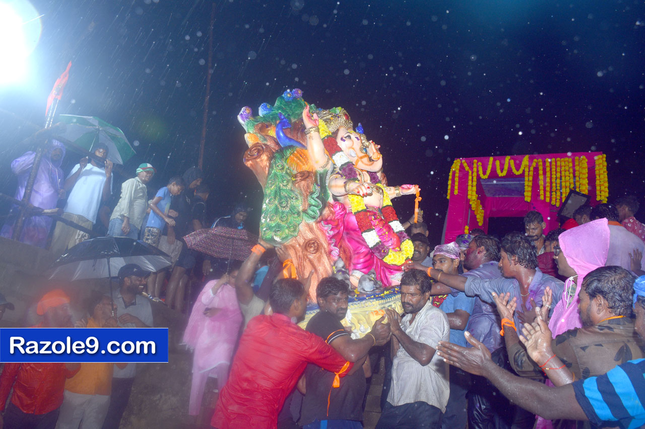 Razole Taluka Ganesh Nimajjanam